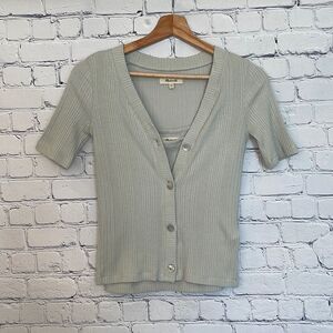 Madewell Pointelle Cardigan Twin Set